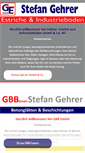 Mobile Screenshot of gehrer-estriche.de