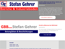 Tablet Screenshot of gehrer-estriche.de